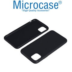 Microcase iPhone 12 Pro Max Elektrocase Serisi Silikon Kılıf - Siyah