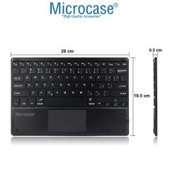 Microcase Huawei MatePad 11.5 S   Tablet için  Tablet Bluetooth Touchpad Klavye 28 cm (TR Sticker) + Tablet Standı - AL2756