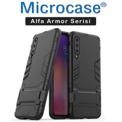 Xiaomi Mi 9 Alfa Serisi Armor Standlı Kılıf + CAM (SEÇİN)