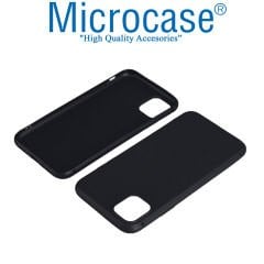 Microcase iPhone 12 Mini Elektrocase Serisi Kamera Korumalı Silikon Kılıf - Siyah