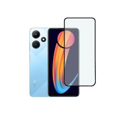 Microcase İnfinix Hot 30i Tam Kaplayan Çerçeveli Tempered Ekran Koruyucu - AL3276