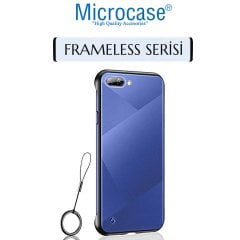 Microcase Realme C2 Frameless Serisi Sert Rubber Kılıf - Siyah