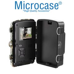 Microcase 1080P Full HD 16 Megapixel SD Kart Girişli Su Geçirmez Gece Görüşlü Fotoğraf Video Çekim Kamuflaj Desenli Fotokapan-AL3897