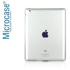 Microcase Apple iPad Air 2 Tablet Silikon Soft Kılıf+Nano Glass