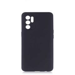 Microcase Oppo Reno 6 4G Matte Serisi Silikon TPU Kılıf - Siyah