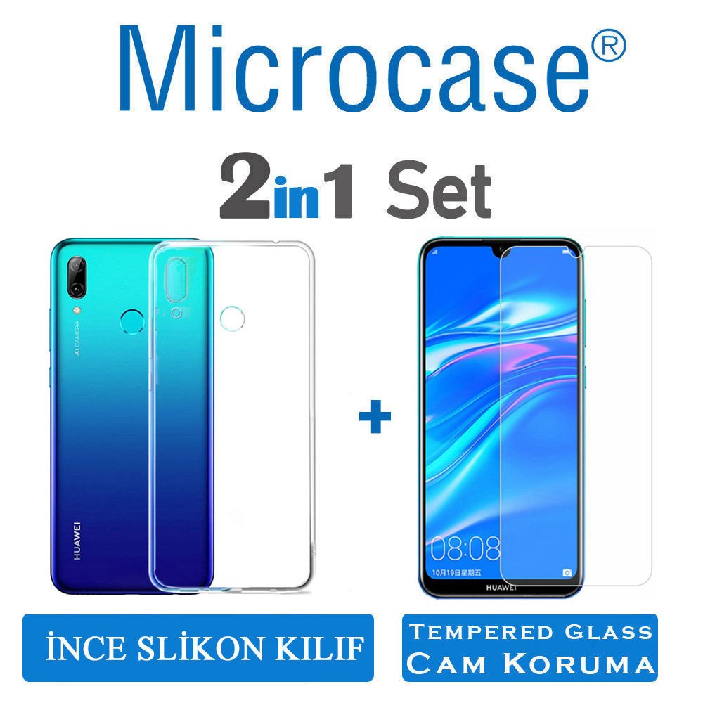 Huawei Y7 2019 - Y7 Prime 2019 0.2 mm Silikon Kılıf + CAM (SEÇİN)