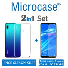 Huawei Y7 2019 - Y7 Prime 2019 0.2 mm Silikon Kılıf + CAM (SEÇİN)