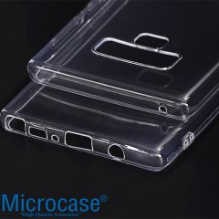 Microcase Samsung Galaxy Note 9 İnce Silikon Kılıf + 3D Cam Korum