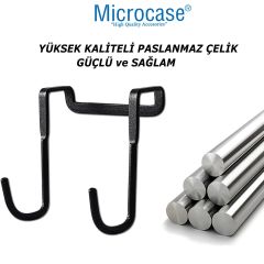 Microcase   Paslanmaz Çelik Metal Banyo Duşakabin Mutfak vb Alanlar için Askılık M Model -AL4838  1 Adet