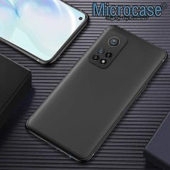 Microcase Xiaomi Mi 10T Pro Elektrocase Serisi Kamera Korumalı Silikon Kılıf - Siyah