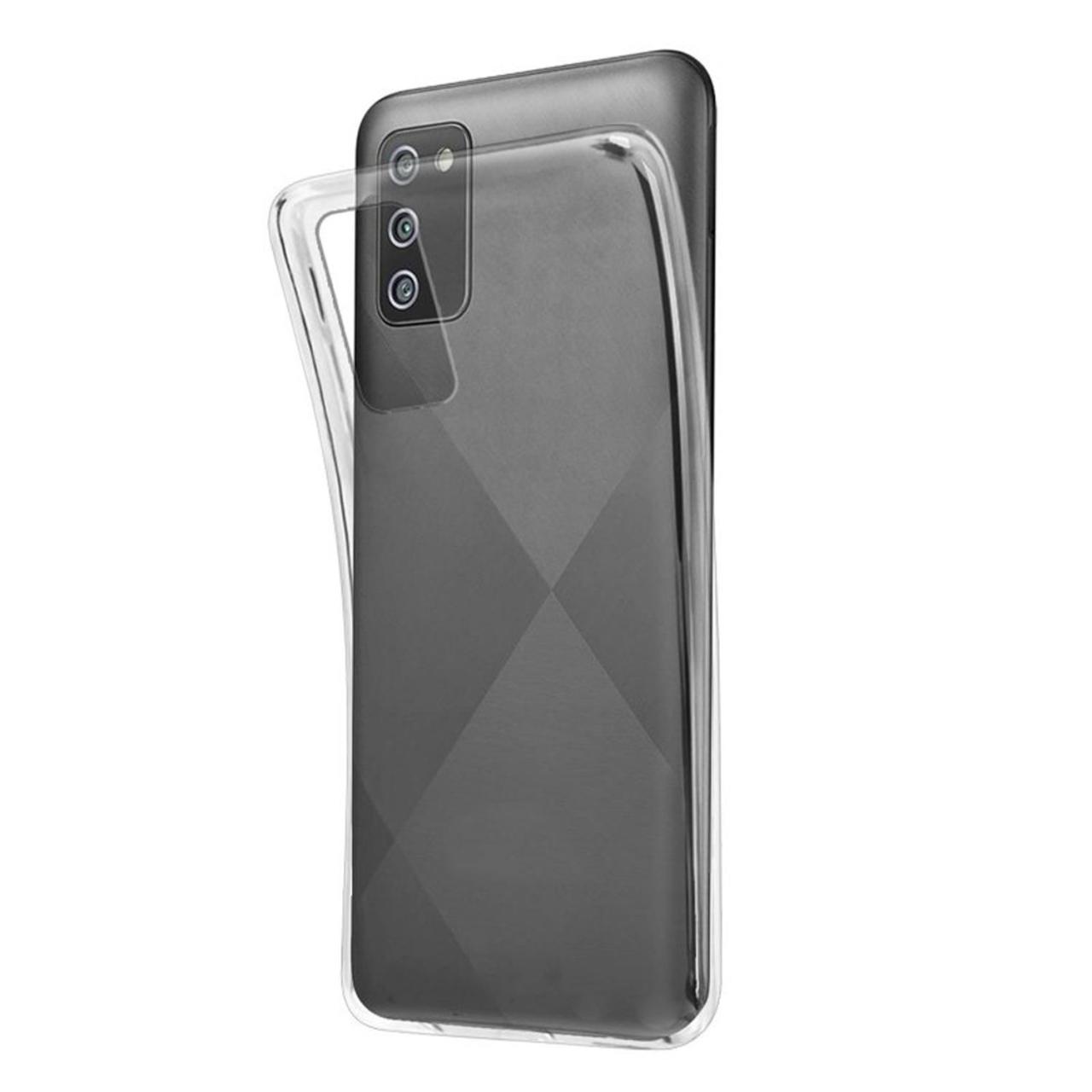 Microcase Samsung Galaxy A03s 0.2 mm İnce Silikon Kılıf - Şeffaf