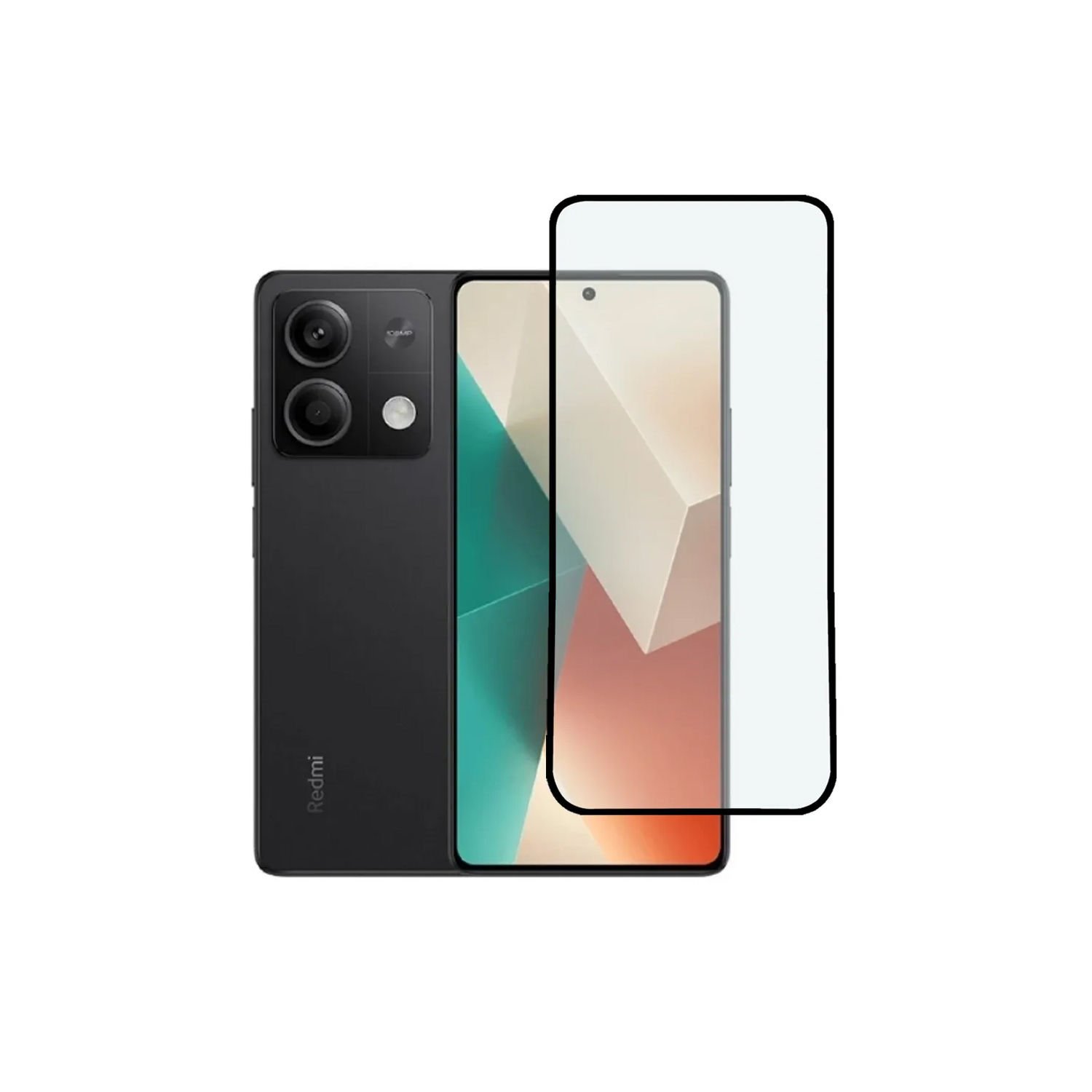 Microcase Xiaomi Redmi Note 13 5G / 13 Pro 5G Global Tam Kaplayan Çerçeveli Tempered Ekran Koruyucu - AL3276