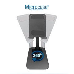 Microcase ZR520 360 Dönerli Universal Katlanabilir Masaüstü Metal Telefon Tutucu Stand - AL4319