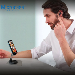 Microcase ZR520 360 Dönerli Universal Katlanabilir Masaüstü Metal Telefon Tutucu Stand - AL4319