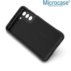 Microcase Samsung Galaxy S22 Plus Miami Serisi Darbeye Dayanıklı Silikon Kılıf - Koyu Gri