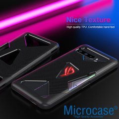 Microcase Asus Rog Phone 3 Gamepad TPU Silikon Kılıf - Siyah
