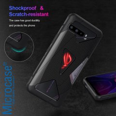 Microcase Asus Rog Phone 3 Gamepad TPU Silikon Kılıf - Siyah