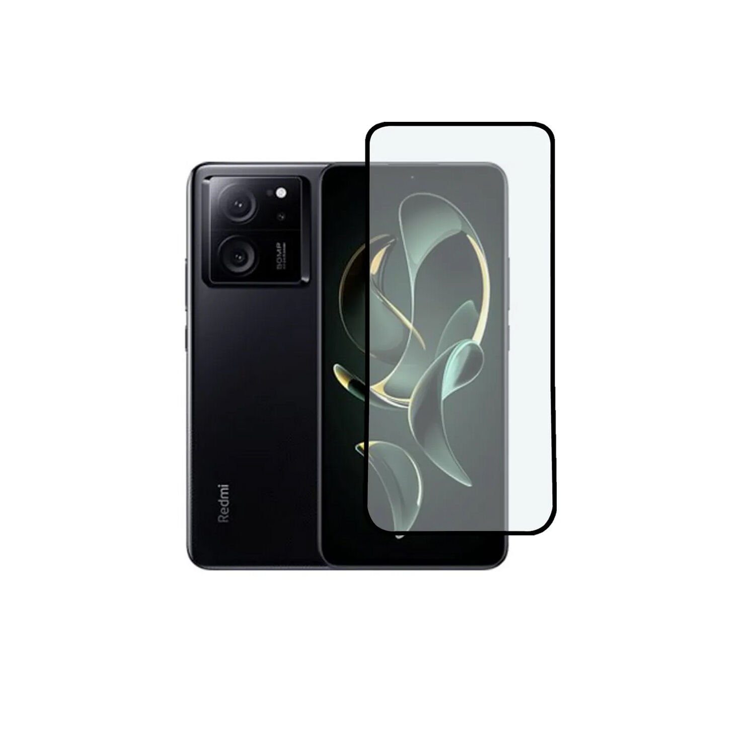 Microcase Xiaomi Redmi K60 Ultra 6.67 inch Tam Kaplayan Çerçeveli Tempered Ekran Koruyucu - AL3276