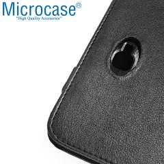 Microcase Samsung Galaxy Tab A6 10.1 SM-T580 T580 T585 T587 Alfa Book Case PU Deri Kılıf - Siyah