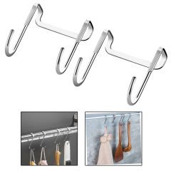 Microcase   Paslanmaz Çelik Metal Banyo Duşakabin Mutfak vb Alanlar için Askılık M Model -AL4838  2 Adet