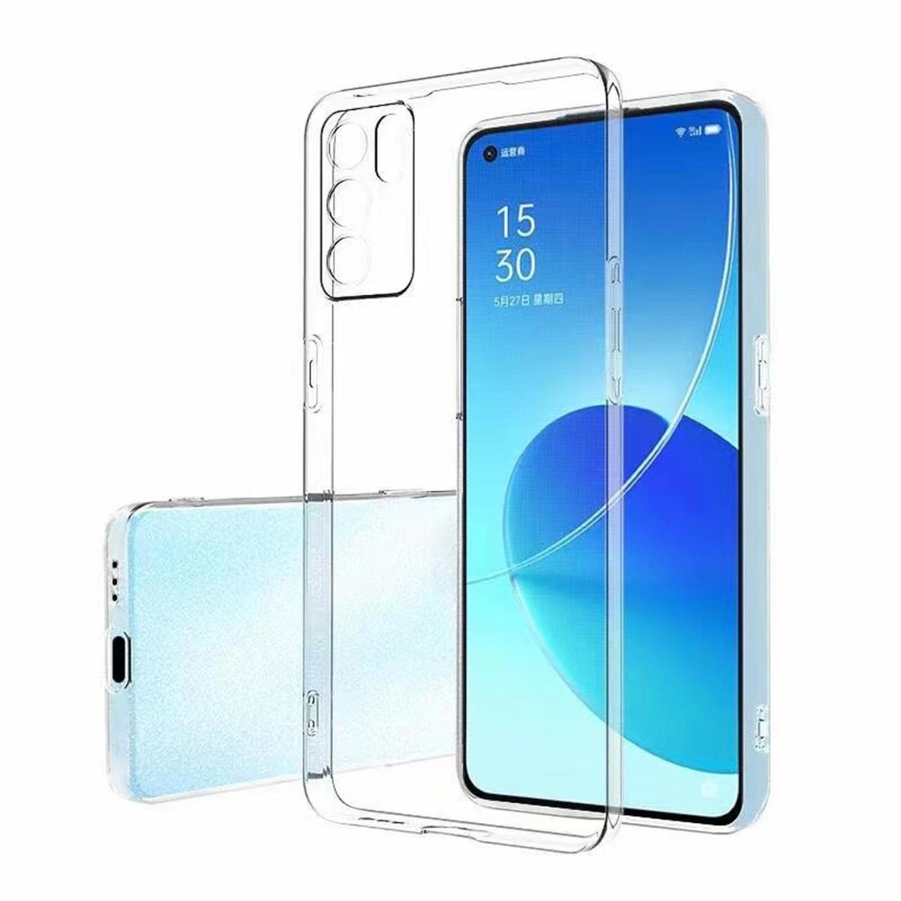 Microcase Oppo Reno 6 4G 0.2 mm İnce Silikon Kılıf - Şeffaf