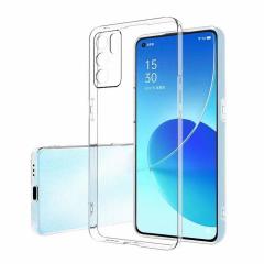 Microcase Oppo Reno 6 4G 0.2 mm İnce Silikon Kılıf - Şeffaf