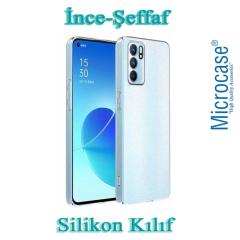 Microcase Oppo Reno 6 4G 0.2 mm İnce Silikon Kılıf - Şeffaf