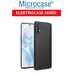Microcase Realme 7 Elektrocase Serisi Silikon Kılıf Siyah