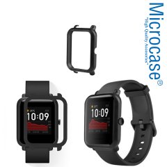 Microcase Xiaomi Amazfit Bip Lite Sert Rubber Çerçeve Koruma Kılıfı