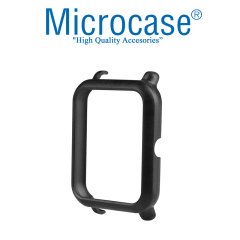 Microcase Xiaomi Amazfit Bip Lite Sert Rubber Çerçeve Koruma Kılıfı
