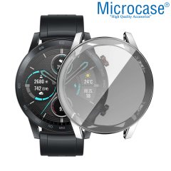 Microcase Honor Watch Magic 2 46mm Önü Kapalı Tasarım Silikon Kılıf (SEÇENEKLİ)