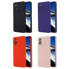 Microcase Xiaomi Poco X4 Pro 5G CamPRO Serisi Kamera Korumalı Silikon Kılıf - AL3427