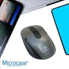 Microcase 2.4Ghz  800/1200/1600  DPI  Ayarlı Wireless  Kablosuz  Mouse -AL4626 YK-224 Gri