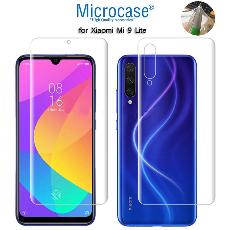 Microcase Xiaomi Mi 9 Lite Full Ön Arka Kaplama Koruma Filmi