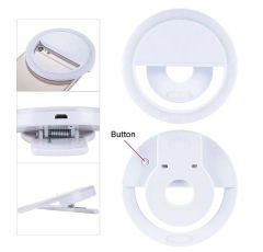 Microcase Selfie LED Mandallı Üniversal Ring Halka Flash Işık Light AL2608
