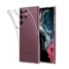 Microcase Samsung Galaxy S22 Ultra 0.2 mm Silikon Kılıf - Şeffaf