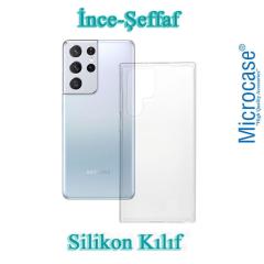 Microcase Samsung Galaxy S22 Ultra 0.2 mm Silikon Kılıf - Şeffaf