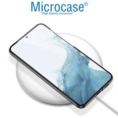 Microcase Samsung Galaxy S23 Plus ile uyumlu Standlı Kristal Sert Plastik Kılıf - AL3564
