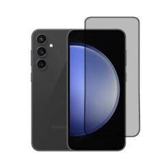 Microcase Samsung Galaxy S23 FE Tam Kaplayan Çerçeveli Mat Cam Koruma - AL3124
