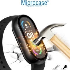 Microcase Xiaomi Mi Band 4-5-6 Ekran Korumalı Sert Rubber Kılıf - AL3173