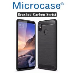 Microcase Xiaomi Mi A2 Lite Brushed Carbon Kılıf + Ekran Koruma