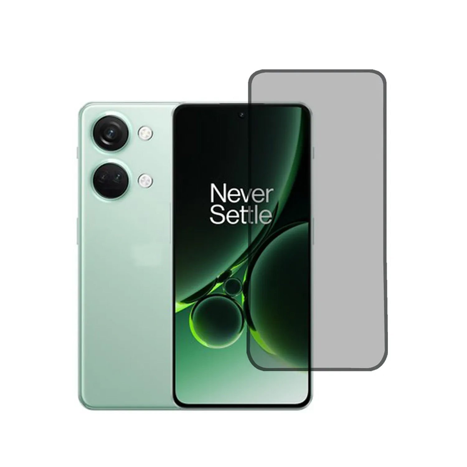 Microcase OnePlus Nord 3 5G Tam Kaplayan Çerçeveli Mat Cam Koruma - AL3124