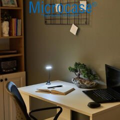 Microcase USB'den Çalışan Ly-15 Kitap Bükülebilir Oynar Başlıklı Mandallı Kitap Okuma Işığı Çalışma Lambası-AL3933