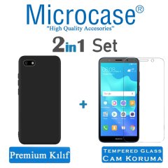 Microcase Huawei Y5 2018 Premium Matte Silikon Kılıf + CAM (SEÇ)