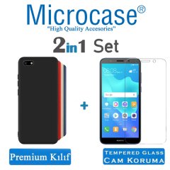 Microcase Huawei Y5 2018 Premium Matte Silikon Kılıf + CAM (SEÇ)