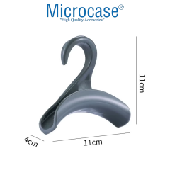 Microcase Sert ABS Plastik Portatif Mini Dolap İçi Çanta Askısı 4 Adet - AL5016