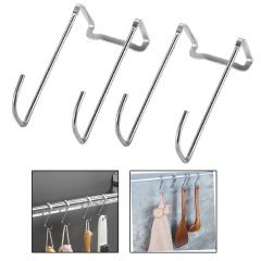 Microcase   Paslanmaz Çelik Metal Banyo Duşakabin Mutfak vb Alanlar için Askılık L Model -AL4839  2 Adet