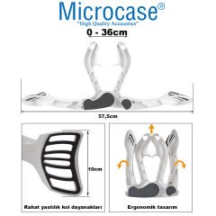 Microcase Taşınabilir Kas Geliştirici 3 Adet Direnç Lastikli Egzersiz Spor Aleti AL4678