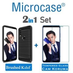 Microcase Huawei Honor Note 10 Brushed Kılıf + Ekran Koruma