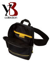 YB Collection Unisex Body Bag Su Geçirmez Kumaş Çapraz Omuz Göğüs Çantası Siyah AL3873